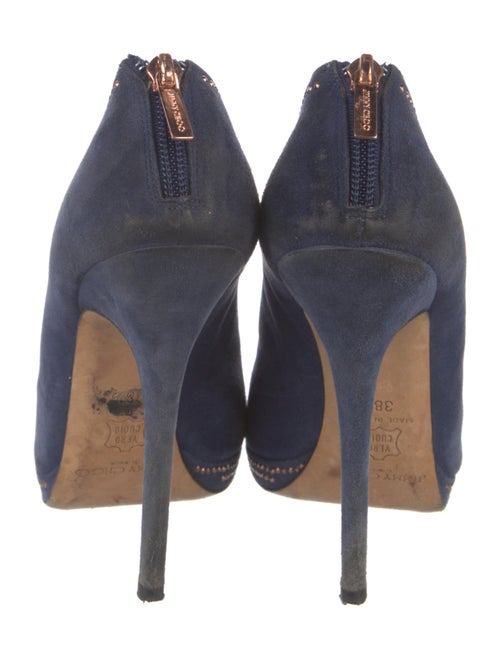 Jimmy Choo Suede Studded Accents Pumps