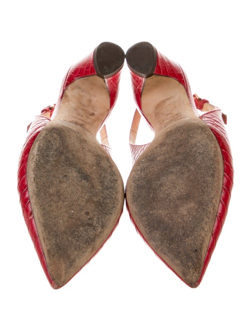 Jimmy Choo Crocodile Slingback Pumps