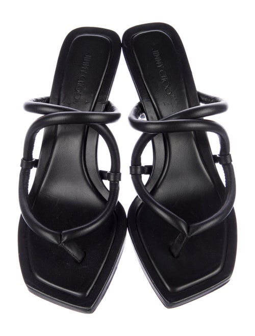 Jimmy Choo Leather Slides