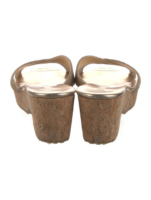 Jimmy Choo Leather Slides