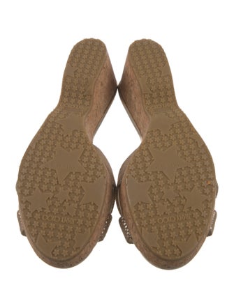 Jimmy Choo Leather Slides