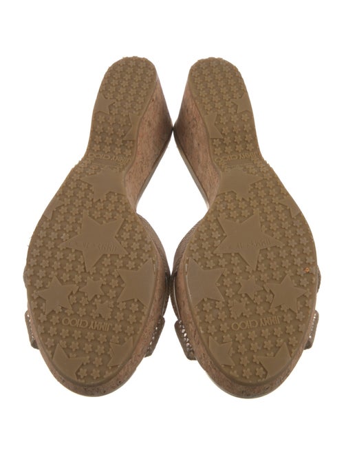 Jimmy Choo Leather Slides