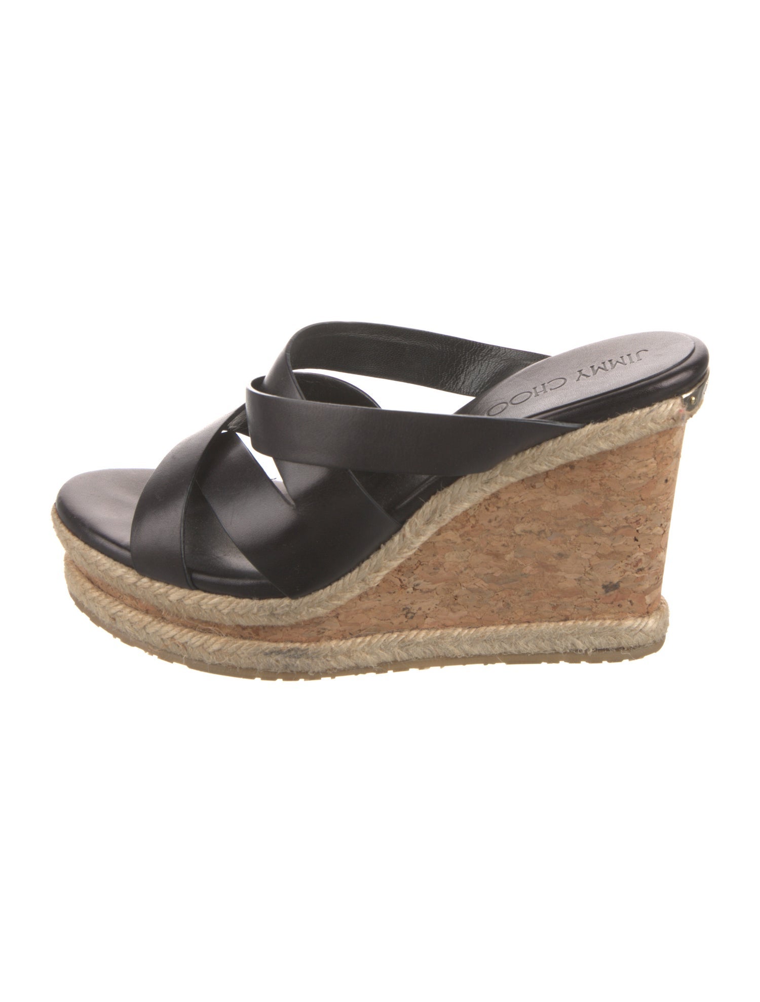 Jimmy Choo Leather Slides