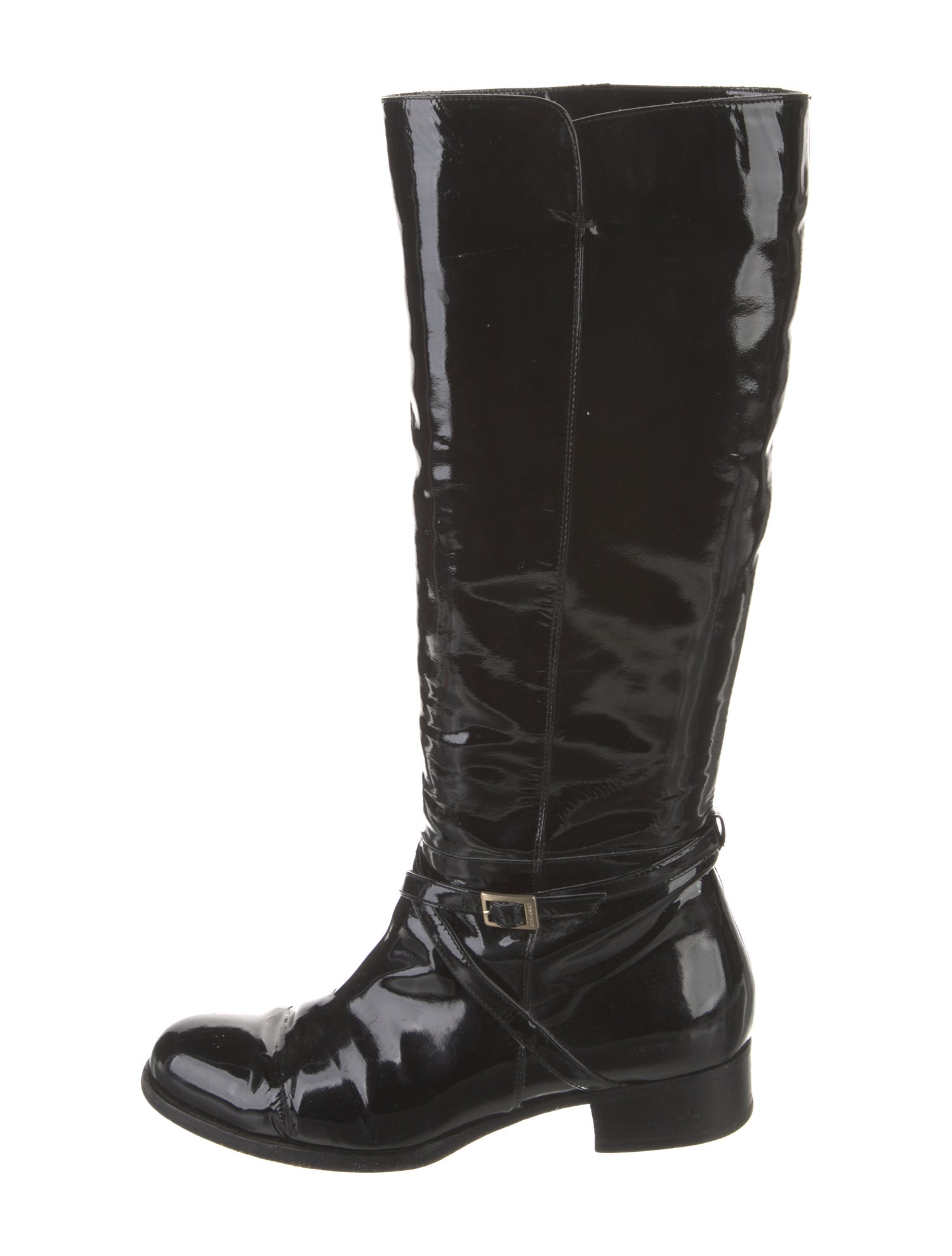 Jimmy Choo Patent Leather Riding Boots