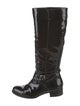 Jimmy Choo Patent Leather Riding Boots