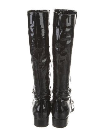 Jimmy Choo Patent Leather Riding Boots