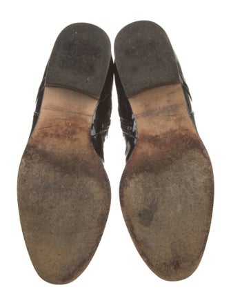 Jimmy Choo Patent Leather Riding Boots