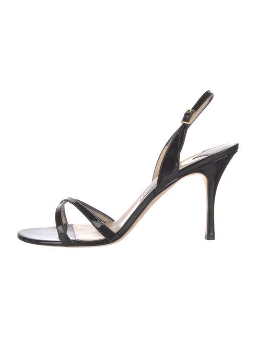 Jimmy Choo Patent Leather Slingback Sandals