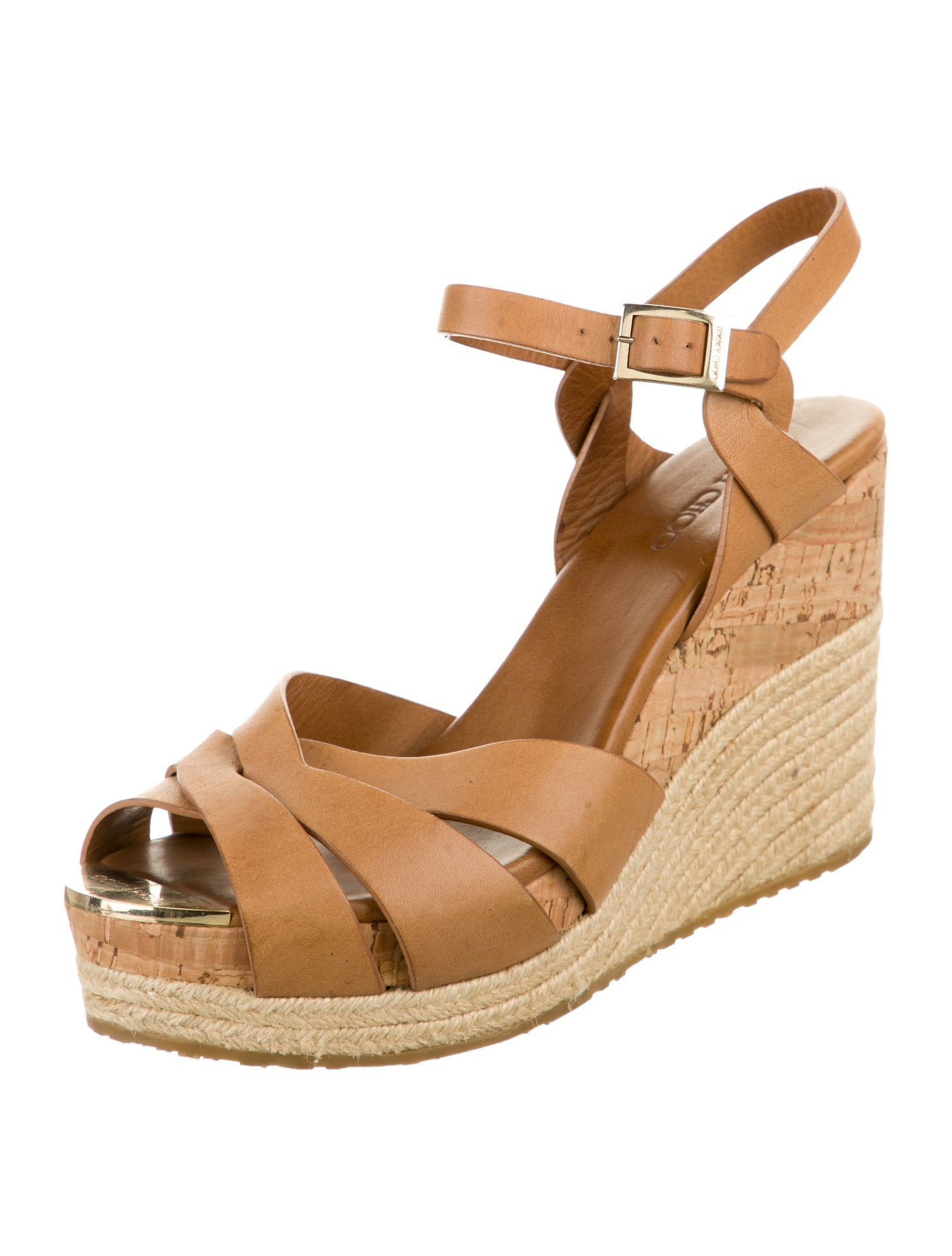 Jimmy Choo Leather Espadrilles