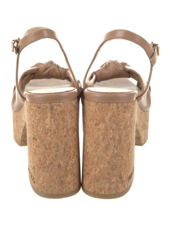 Jimmy Choo Leather Slingback Sandals