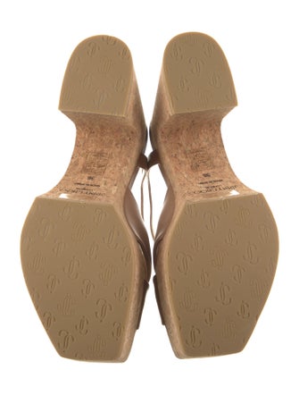 Jimmy Choo Leather Slingback Sandals