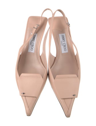 Jimmy Choo Leather Slingback Pumps