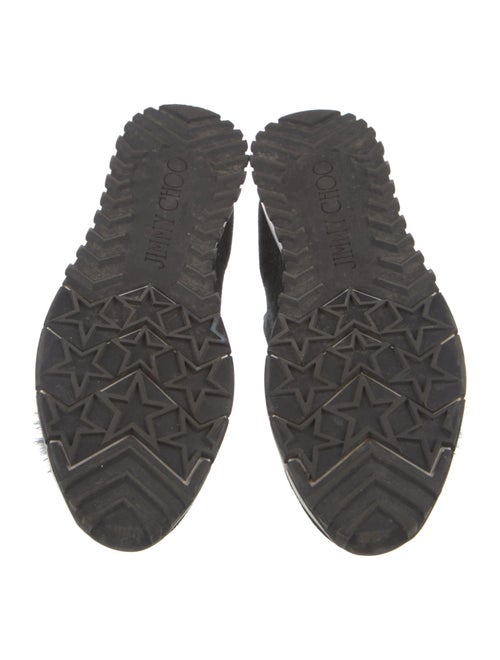 Jimmy Choo Fur Trim Sneakers
