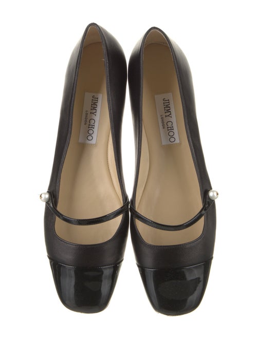 Jimmy Choo Leather Mary Jane Flats