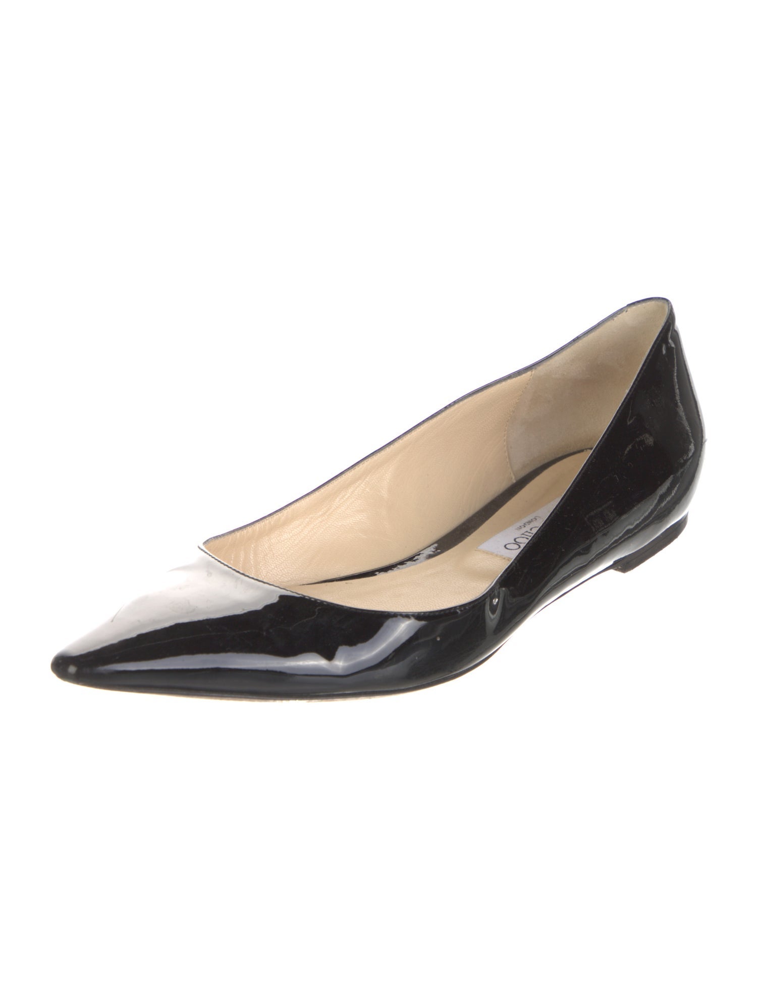 Jimmy Choo Patent Leather Flats