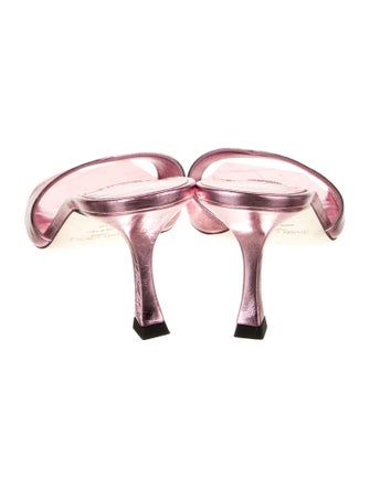 Jimmy Choo Leather Slides