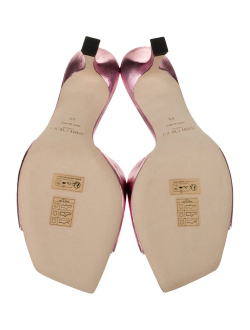 Jimmy Choo Leather Slides