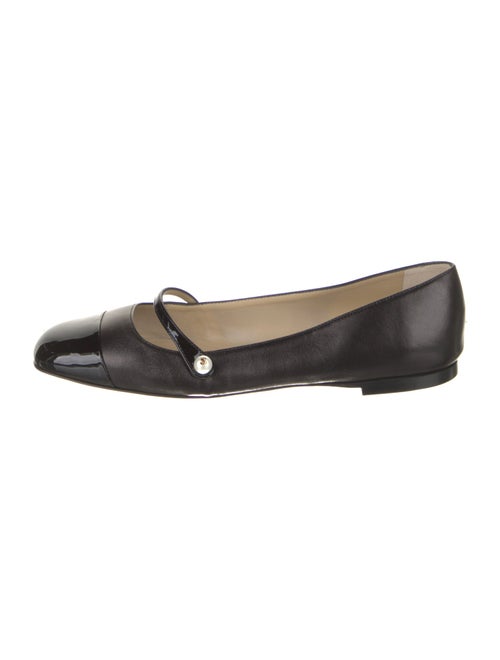 Jimmy Choo Leather Mary Jane Flats
