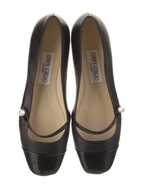 Jimmy Choo Leather Mary Jane Flats