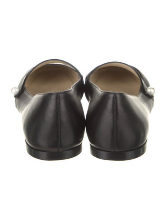 Jimmy Choo Leather Mary Jane Flats