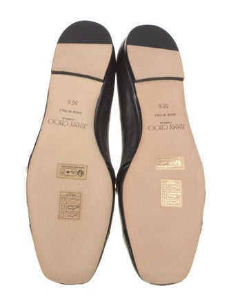 Jimmy Choo Leather Mary Jane Flats