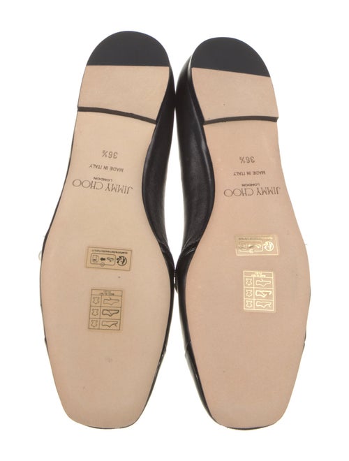 Jimmy Choo Leather Mary Jane Flats