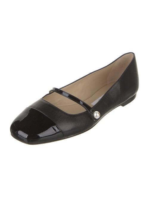 Jimmy Choo Leather Mary Jane Flats