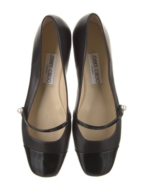 Jimmy Choo Leather Mary Jane Flats