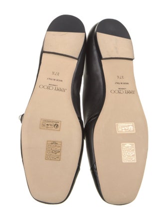 Jimmy Choo Leather Mary Jane Flats