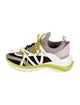 Jimmy Choo Neoprene Colorblock Pattern Chunky Sneakers