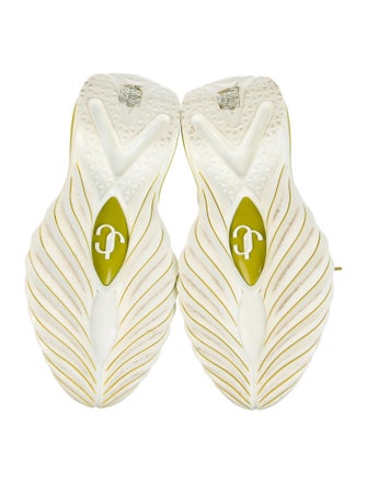 Jimmy Choo Neoprene Colorblock Pattern Chunky Sneakers