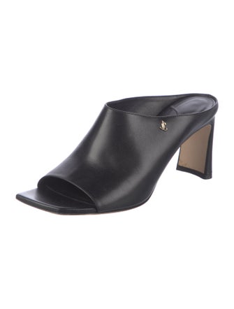 Jimmy Choo Leather Slides