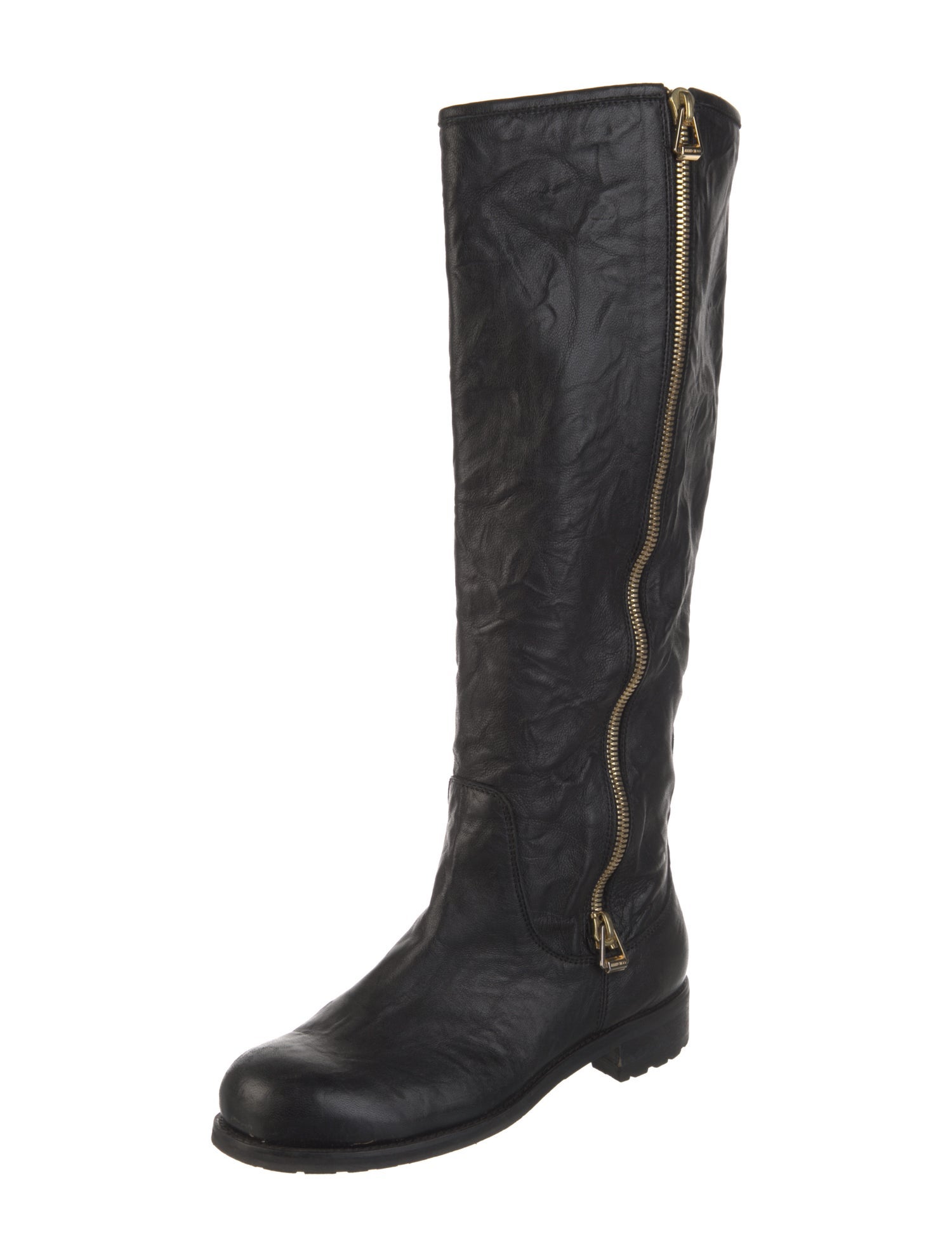 Jimmy Choo Leather Riding Boots