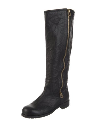 Jimmy Choo Leather Riding Boots