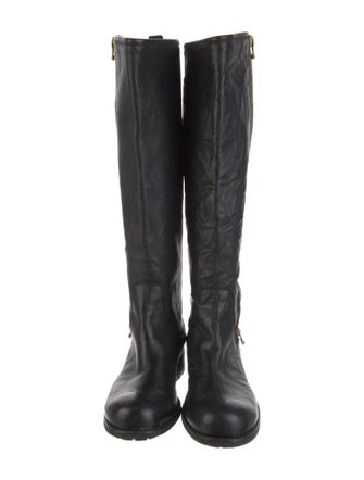 Jimmy Choo Leather Riding Boots