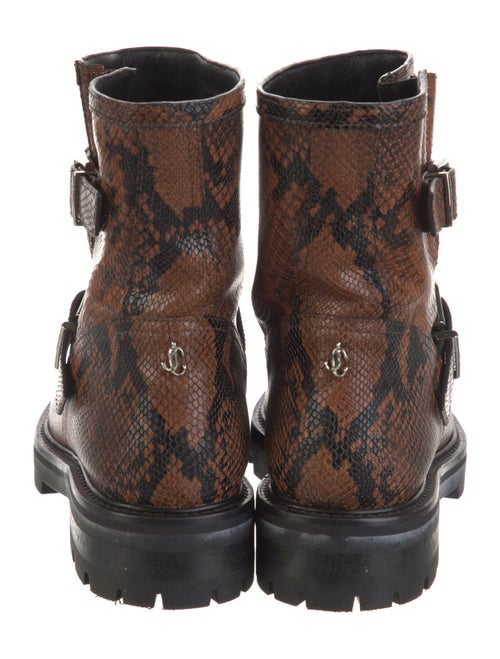 Jimmy Choo Leather Moto Boots