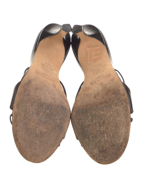 Jimmy Choo Leather Studded Accents Slides