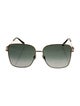 Jimmy Choo Alexis 59 Square Sunglasses