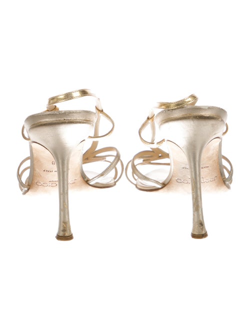 Jimmy Choo Leather Slingback Sandals