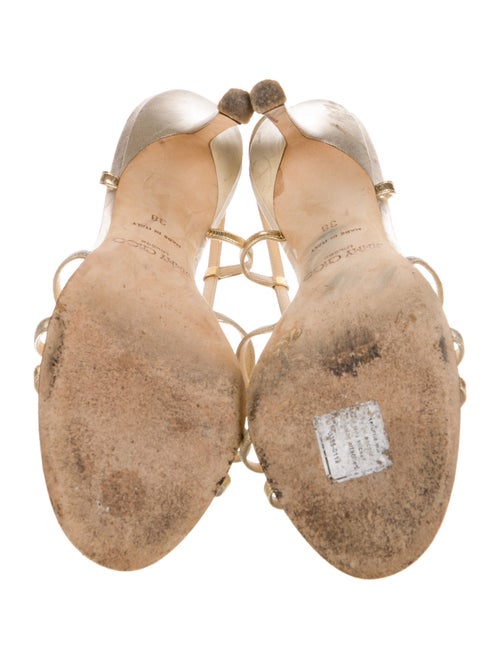 Jimmy Choo Leather Slingback Sandals