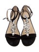 Jimmy Choo Suede Crystal Embellishments Gladiator Sandals
