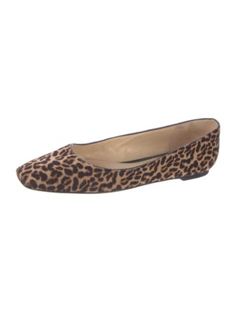 Jimmy Choo Ponyhair Animal Print Ballet Flats
