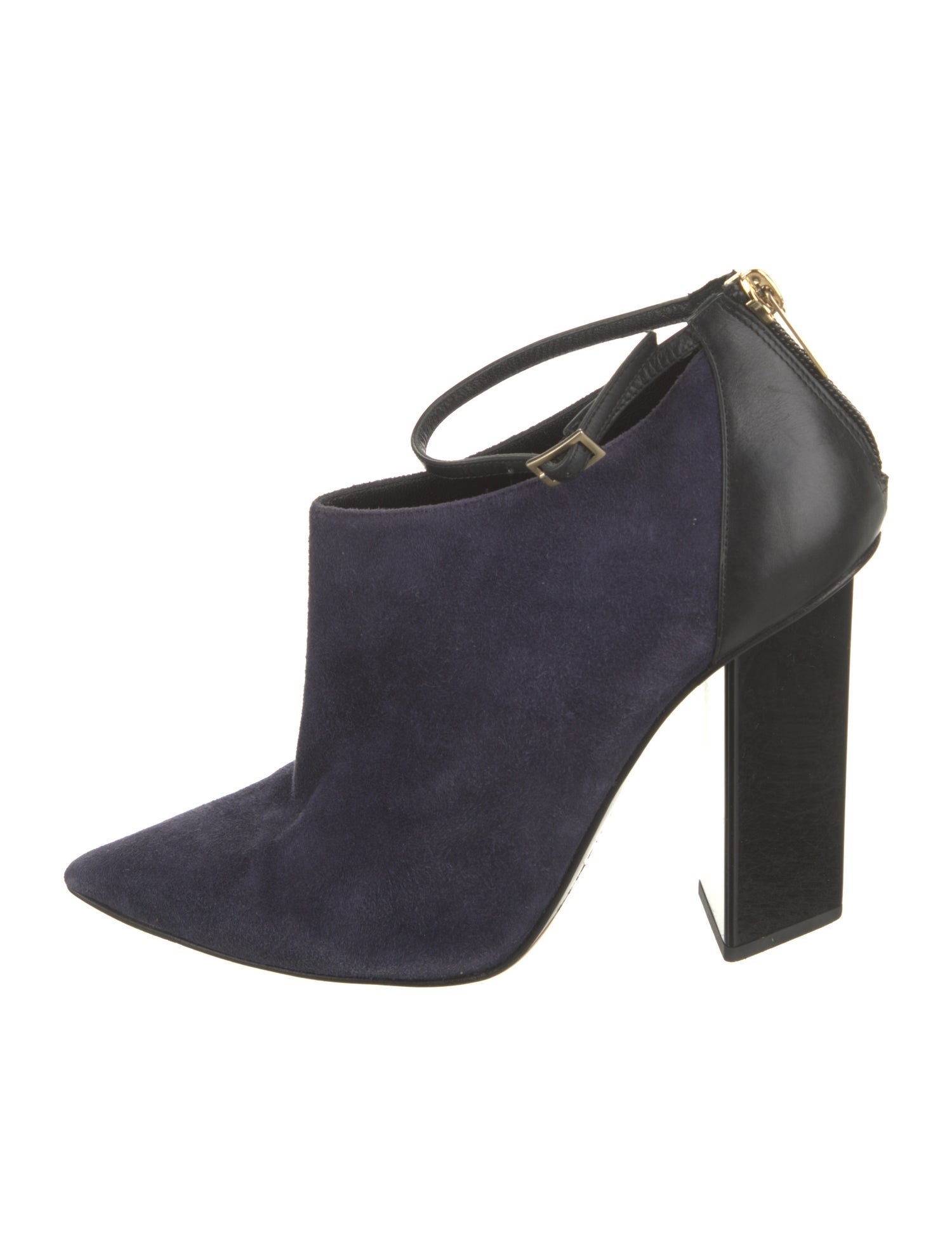 Jimmy Choo Suede Leather Trim Embellishment Mules