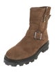Jimmy Choo Suede Moto Boots