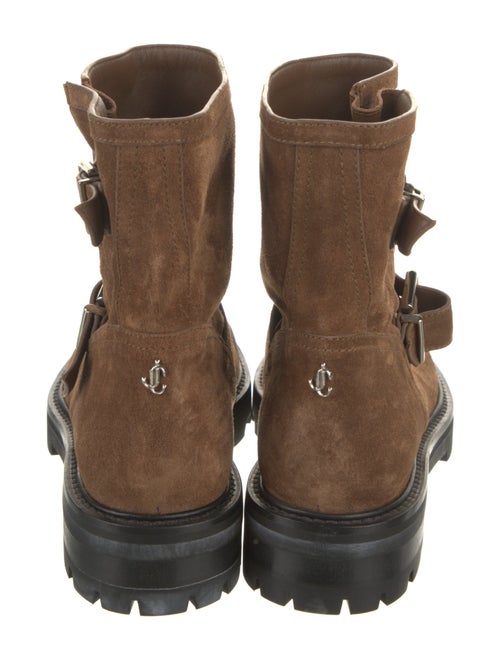 Jimmy Choo Suede Moto Boots