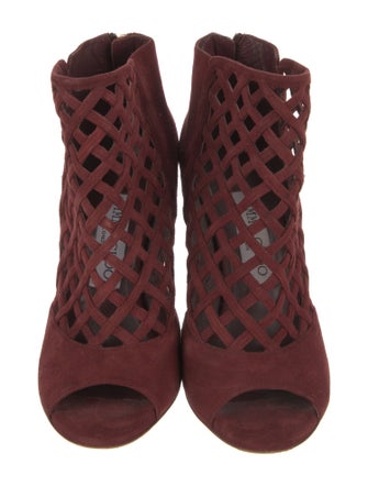 Jimmy Choo Suede Lace-Up Boots