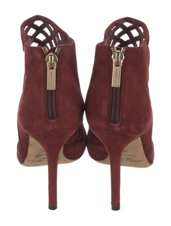 Jimmy Choo Suede Lace-Up Boots