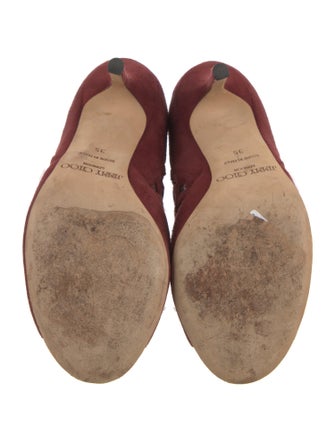 Jimmy Choo Suede Lace-Up Boots