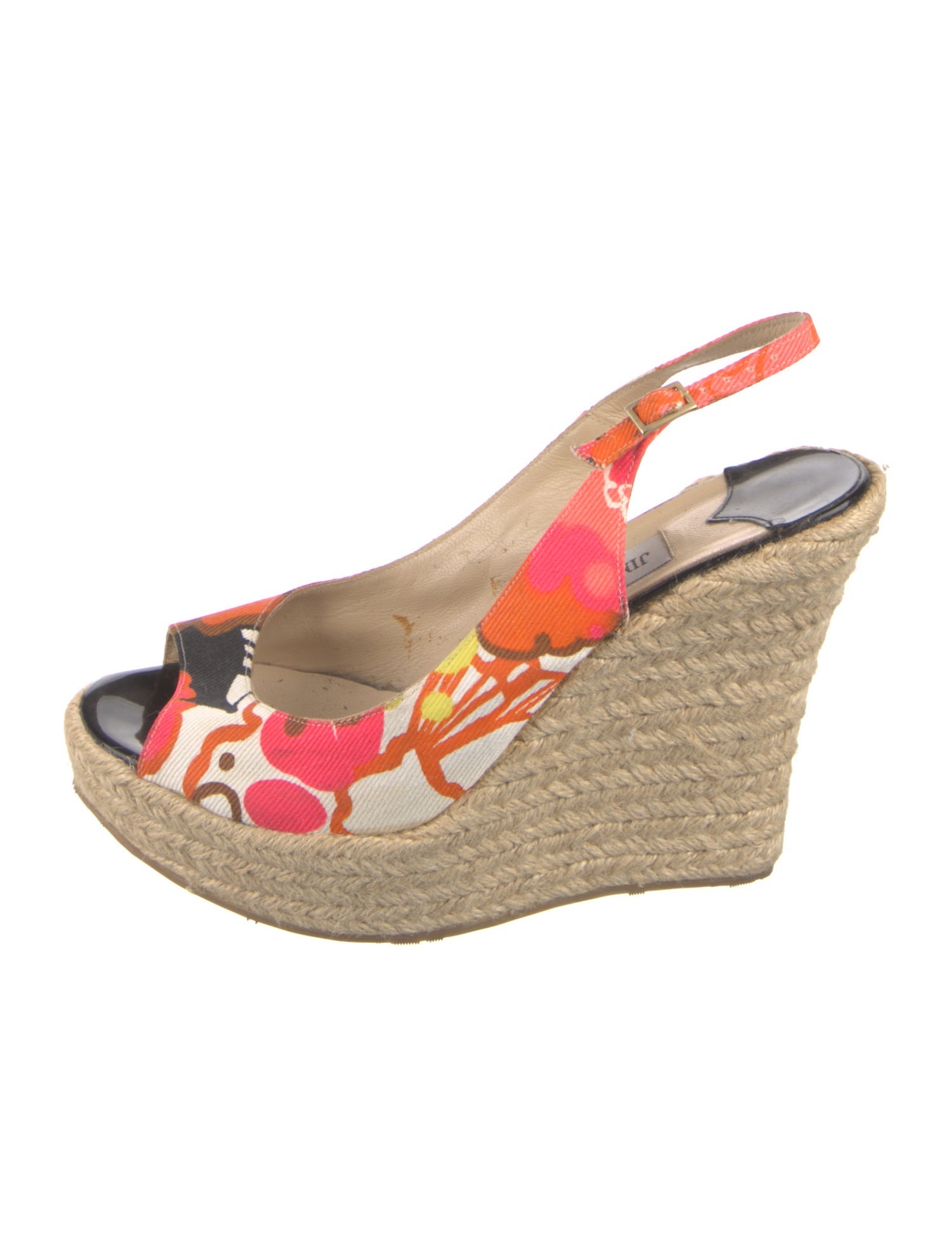 Jimmy Choo Canvas Printed Espadrilles