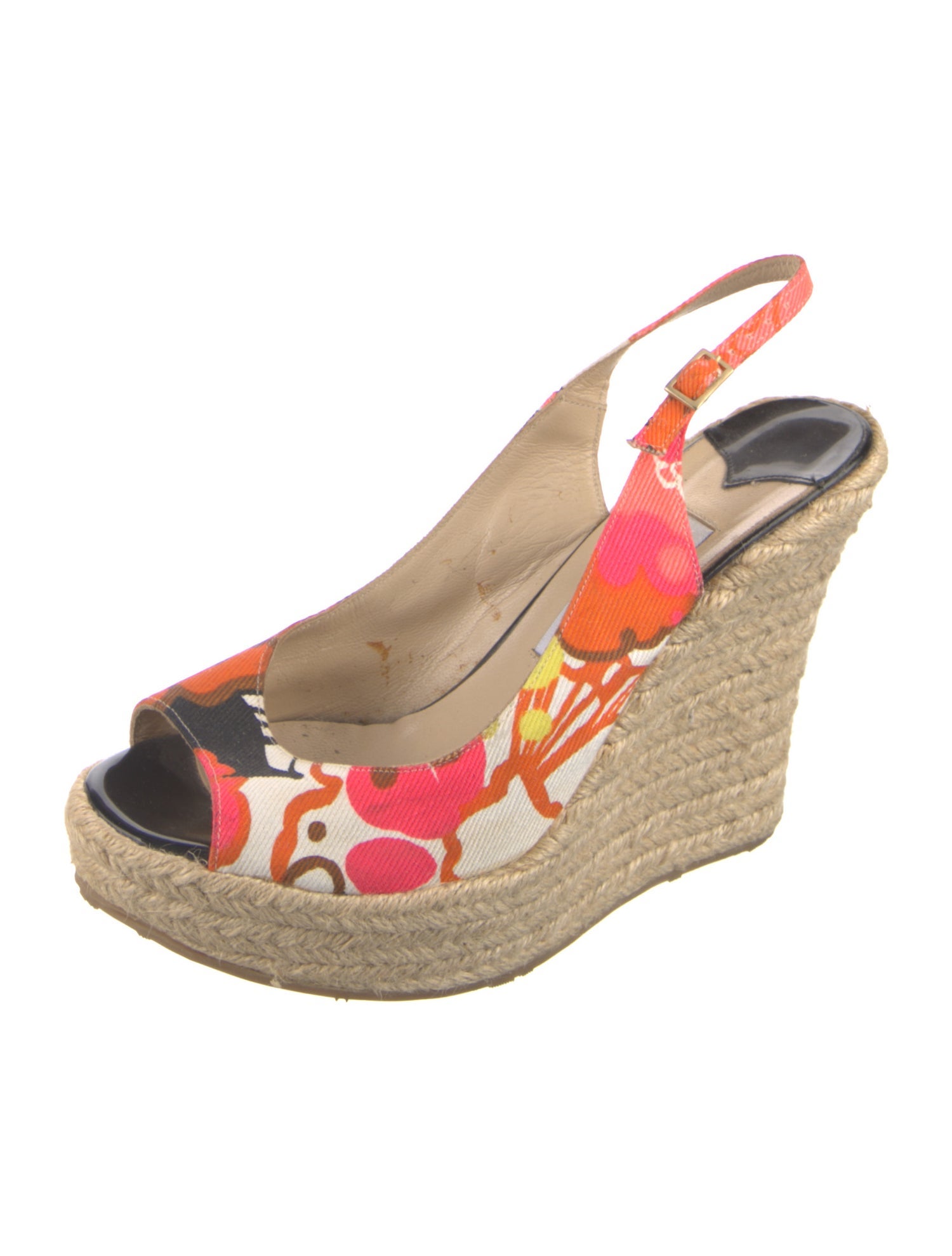 Jimmy Choo Canvas Printed Espadrilles